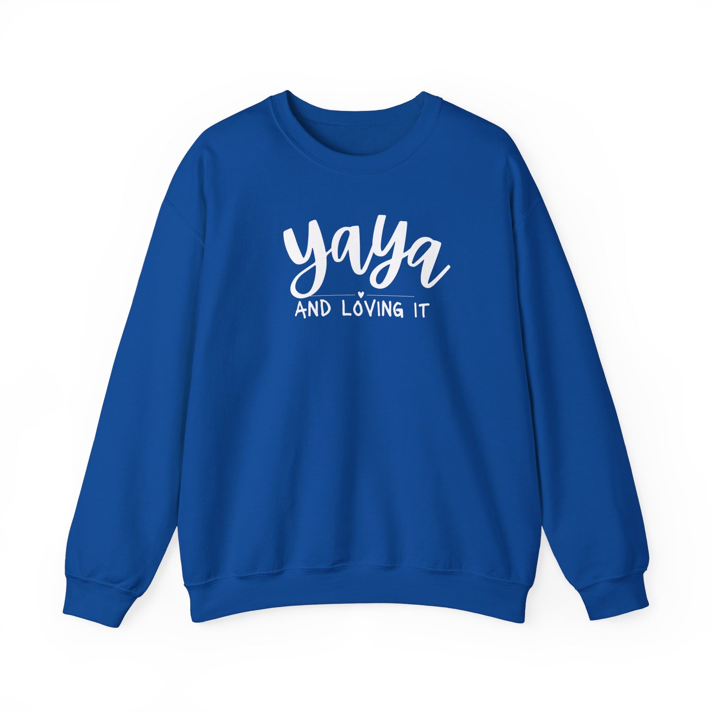 Yaya and Loving it Unisex Heavy Blend™ Crewneck Sweatshirt