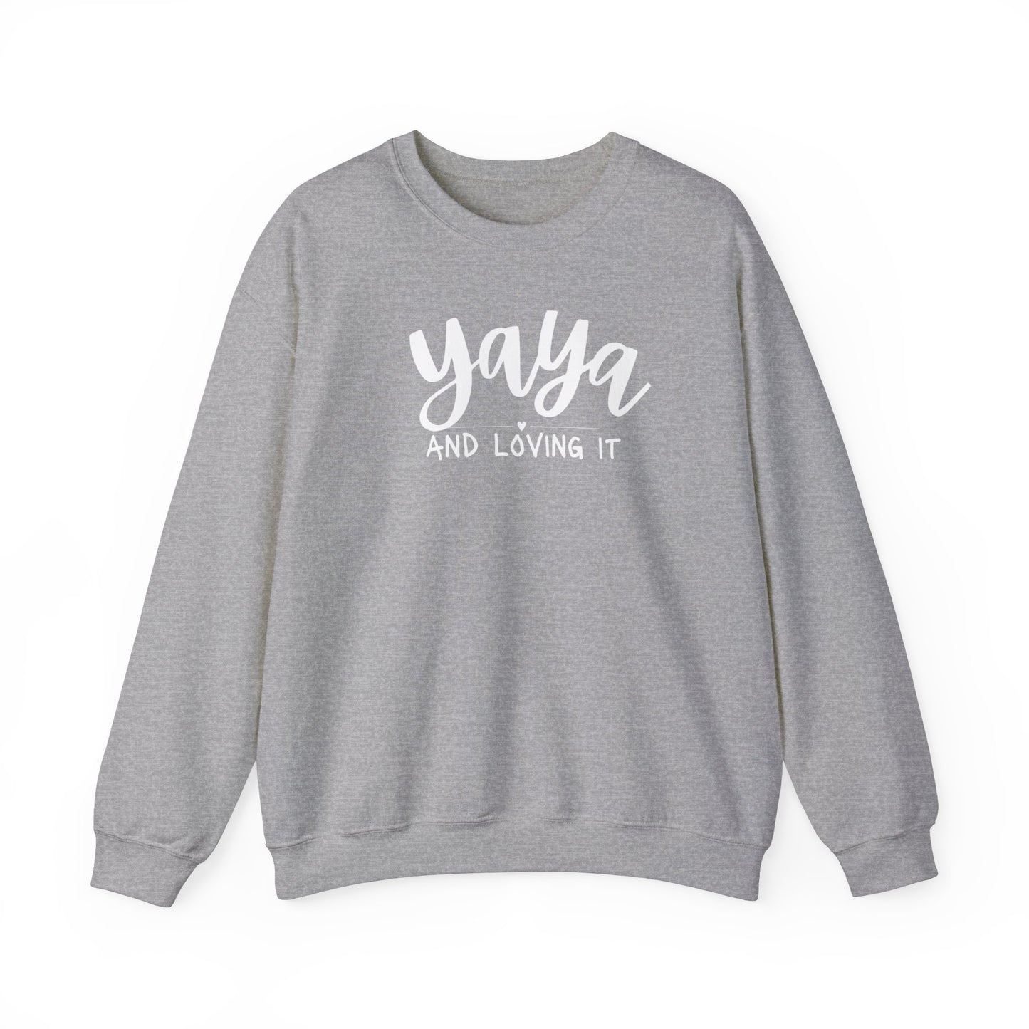 Yaya and Loving it Unisex Heavy Blend™ Crewneck Sweatshirt