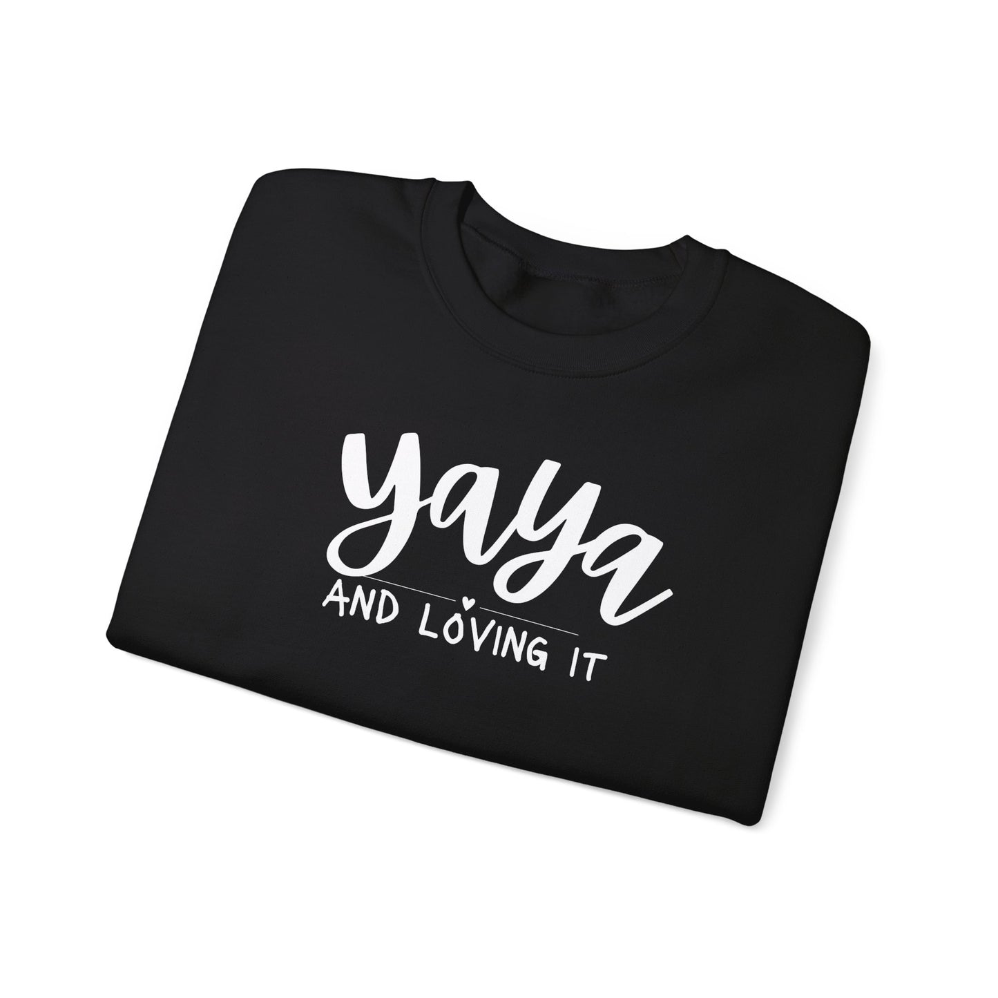 Yaya and Loving it Unisex Heavy Blend™ Crewneck Sweatshirt