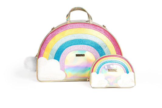 Unicorn Rainbow Overnight Bag  & Cosmetic Bag