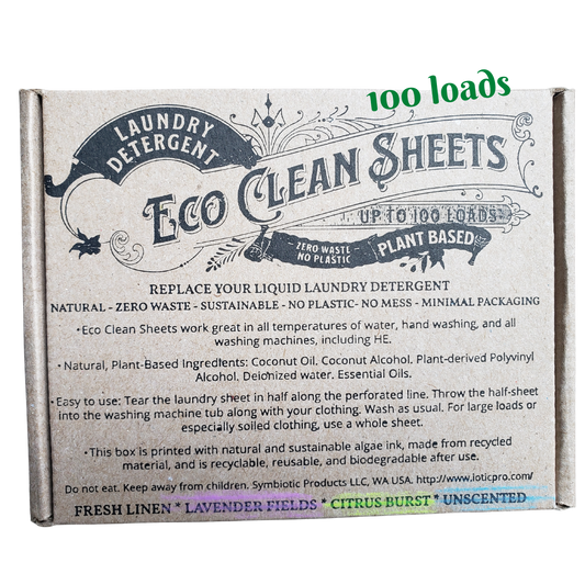 Eco Clean Sheets - Concentrated Laundry Detergent -100 Loads