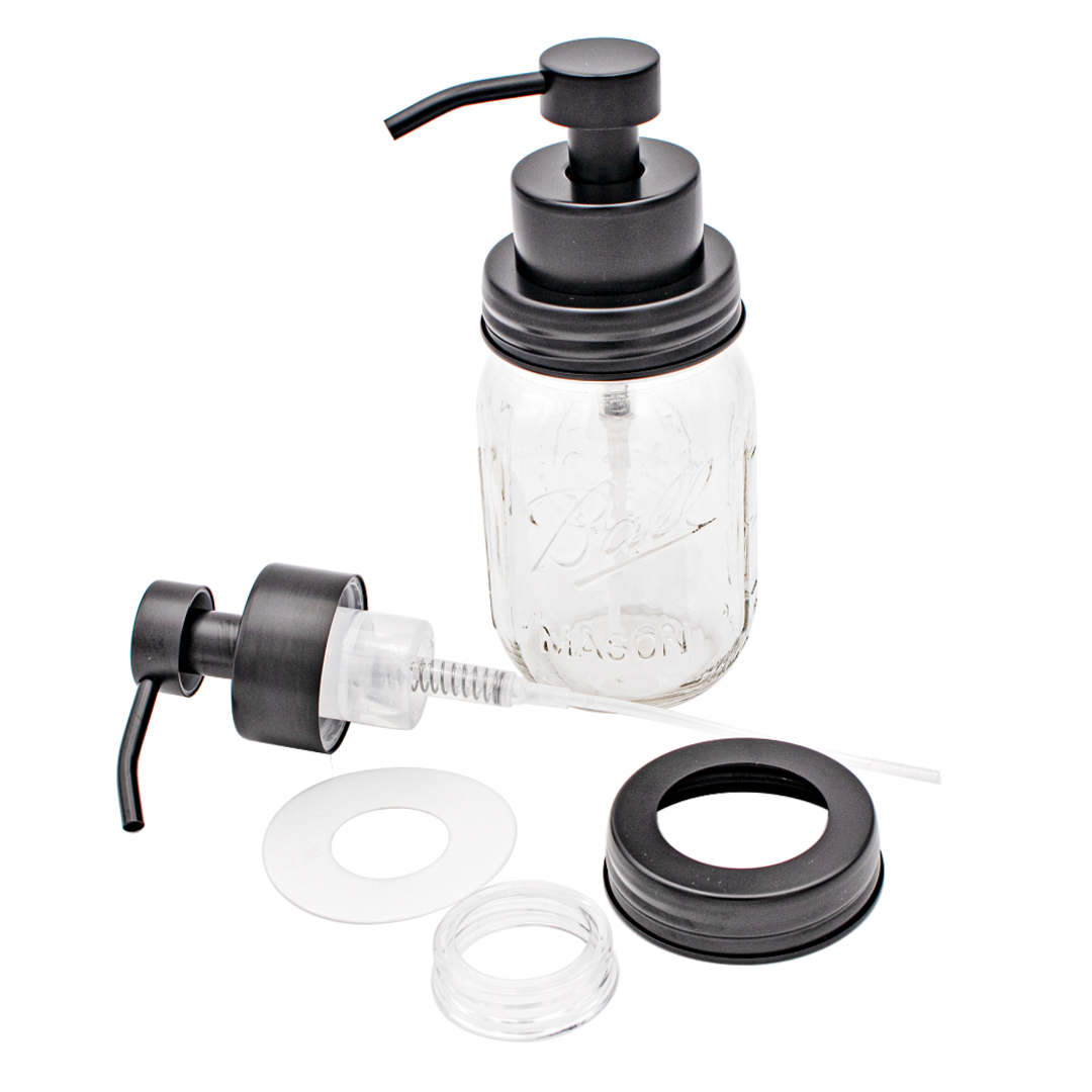 Foaming Soap Pump Dispensers for Regular Mouth Mason Jars