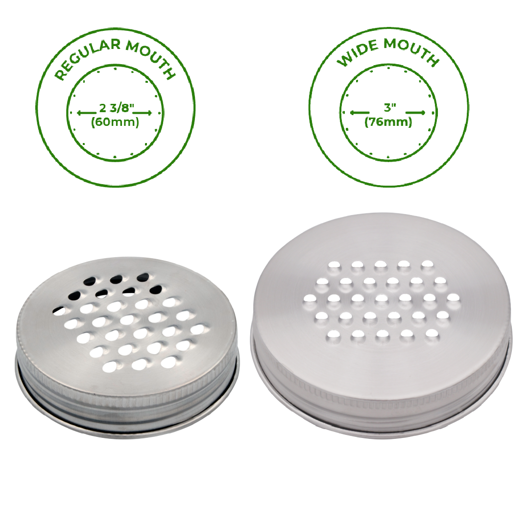 Grater / Shredder Lid for Mason Jars