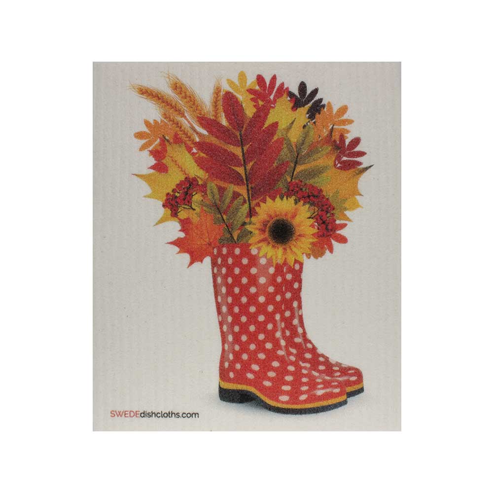 Swedish Dishcloth Autumn Boots