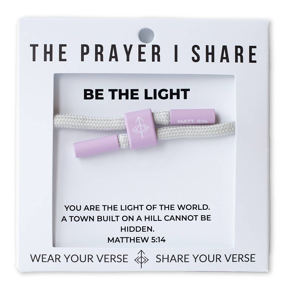 Matthew 5:14 Sharable Prayer Bracelet-Be the Light