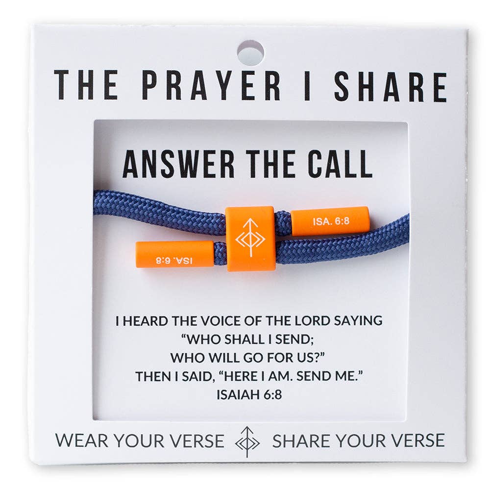 ANSWER THE CALL Christian Cord Bracelet | Christian Athletes