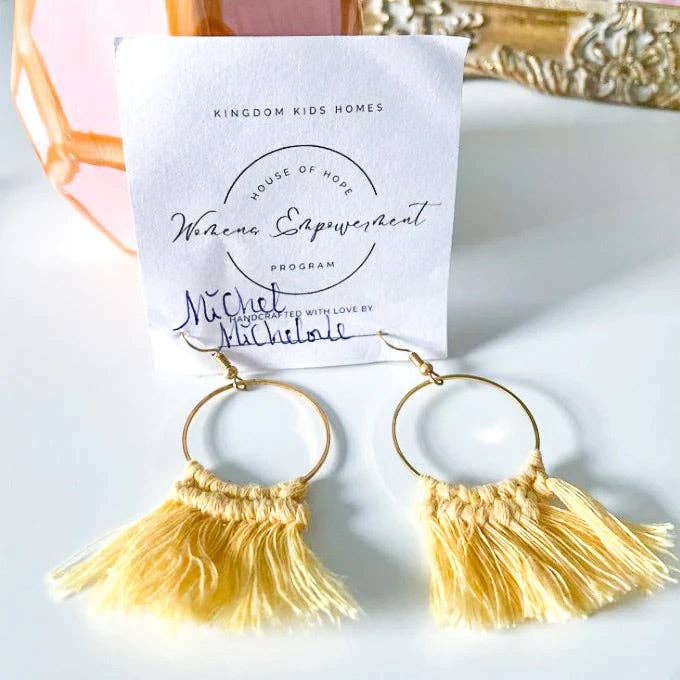 Dahlia Fringe Earrings