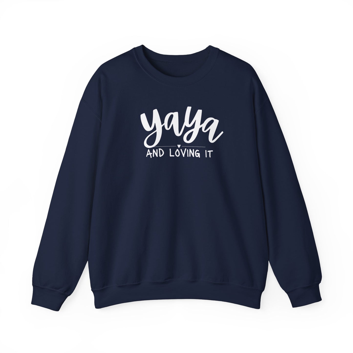 Yaya and Loving it Unisex Heavy Blend™ Crewneck Sweatshirt