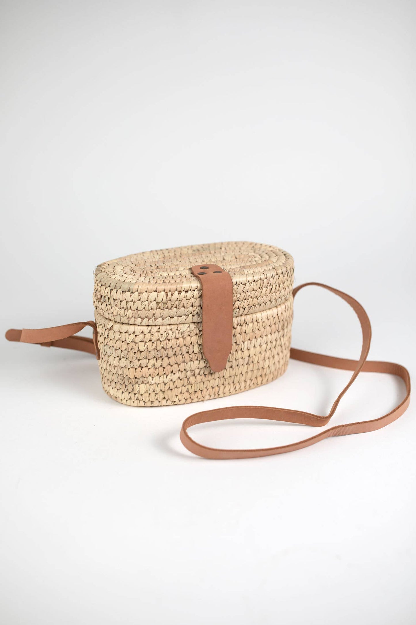 Crossbody Woven Basket Purse