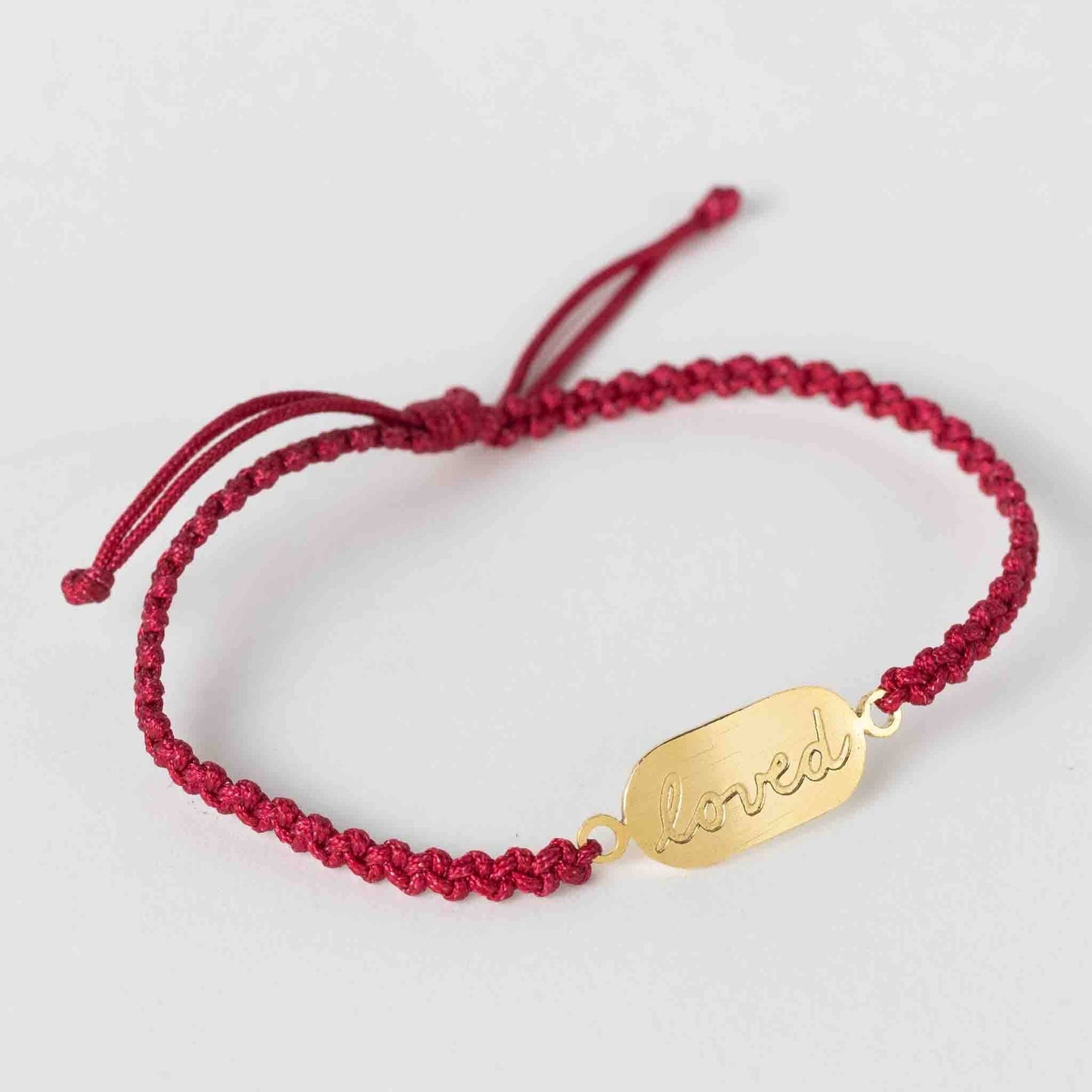 You Are Loved - Handcrafted affirmation bracelet