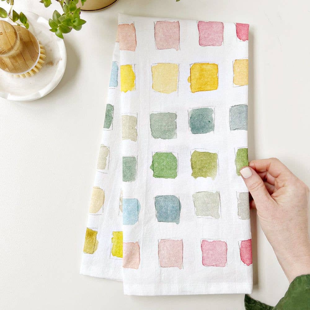 Paintswatch tea towel