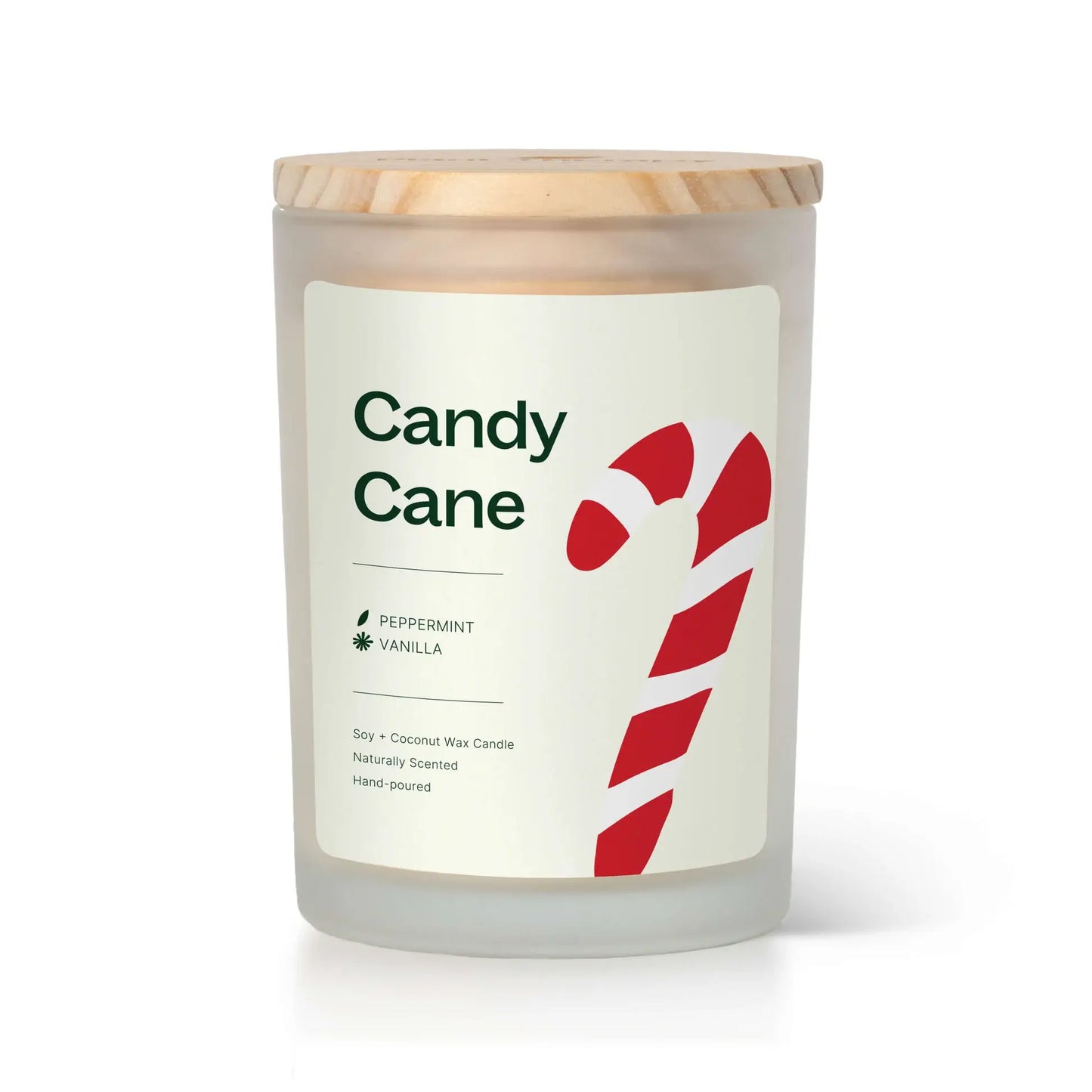 Candy Cane Naturally Scented Candle