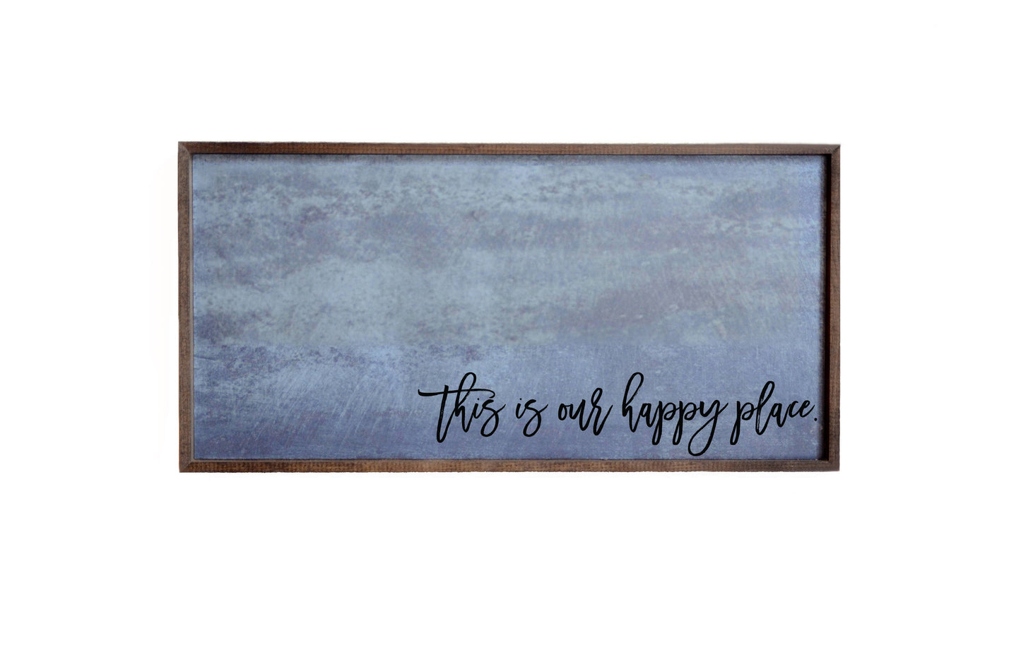 This Is My Happy Place 12x24 Magnetic Picture Frame