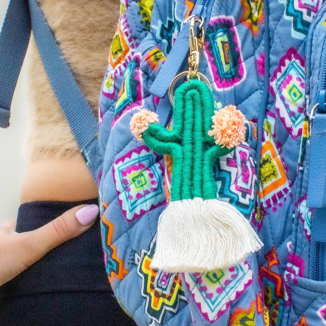 Cacti Tassel Keychains