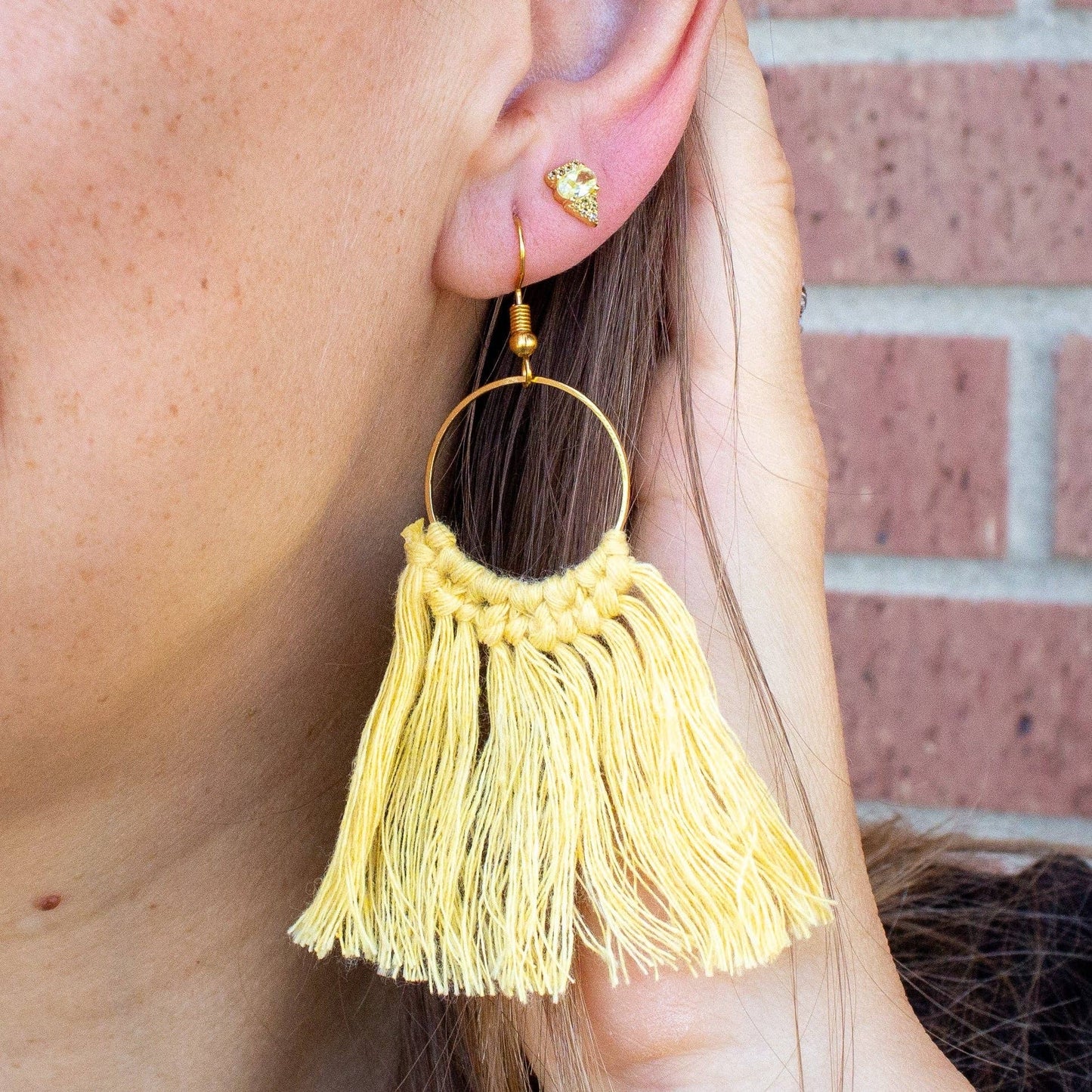 Dahlia Fringe Earrings