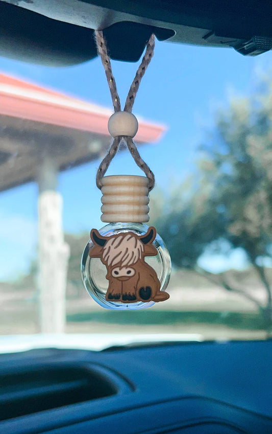 Brown Highland Cow Hanging Diffuser