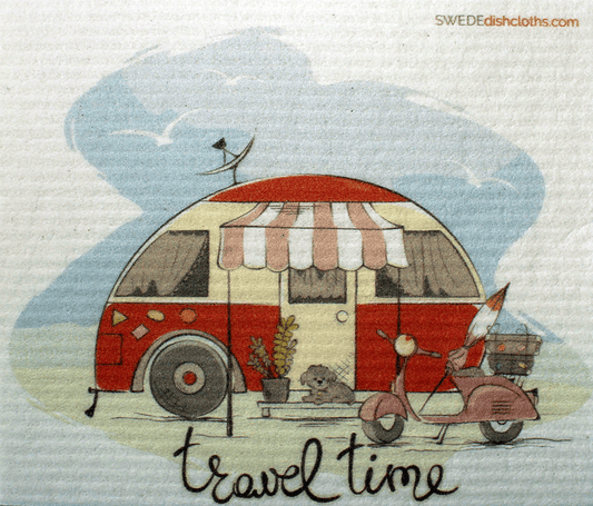 Swedish Dishcloth Camper Travel Time