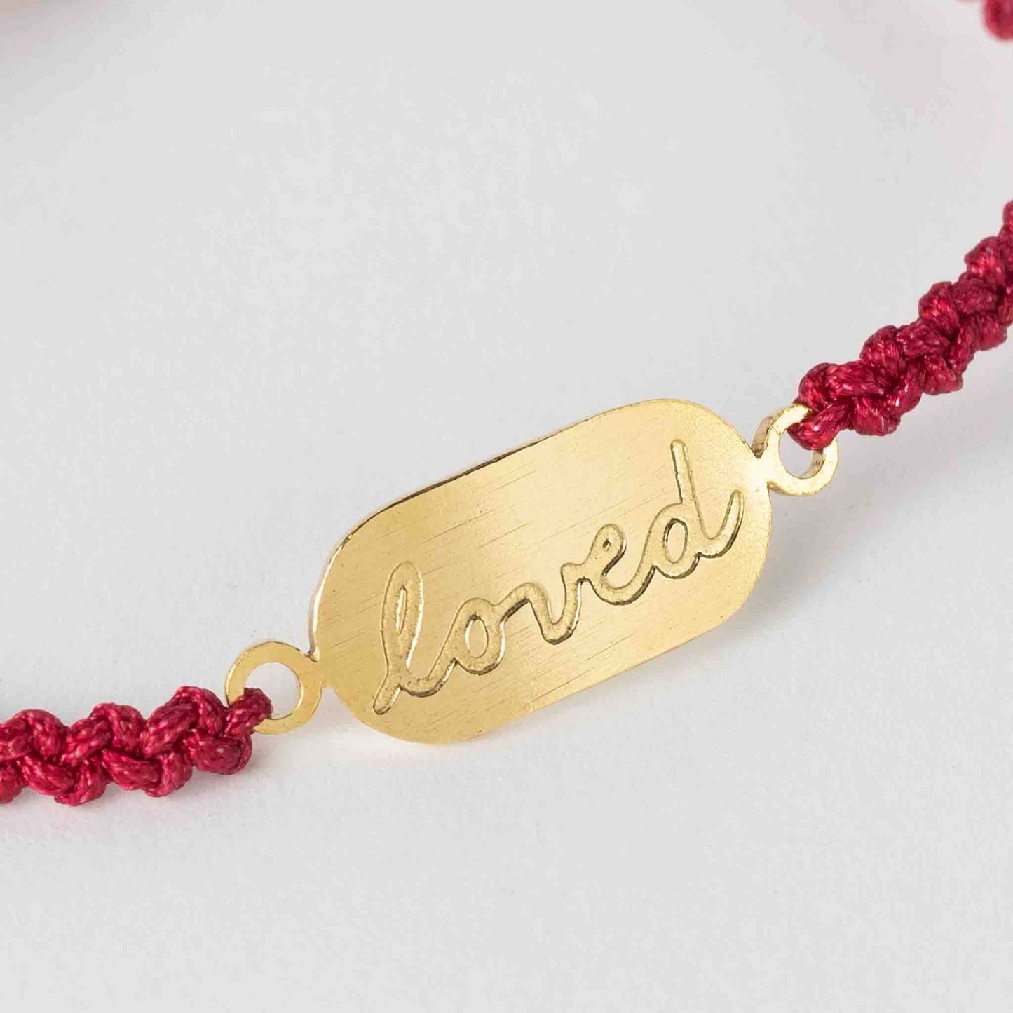 You Are Loved - Handcrafted affirmation bracelet