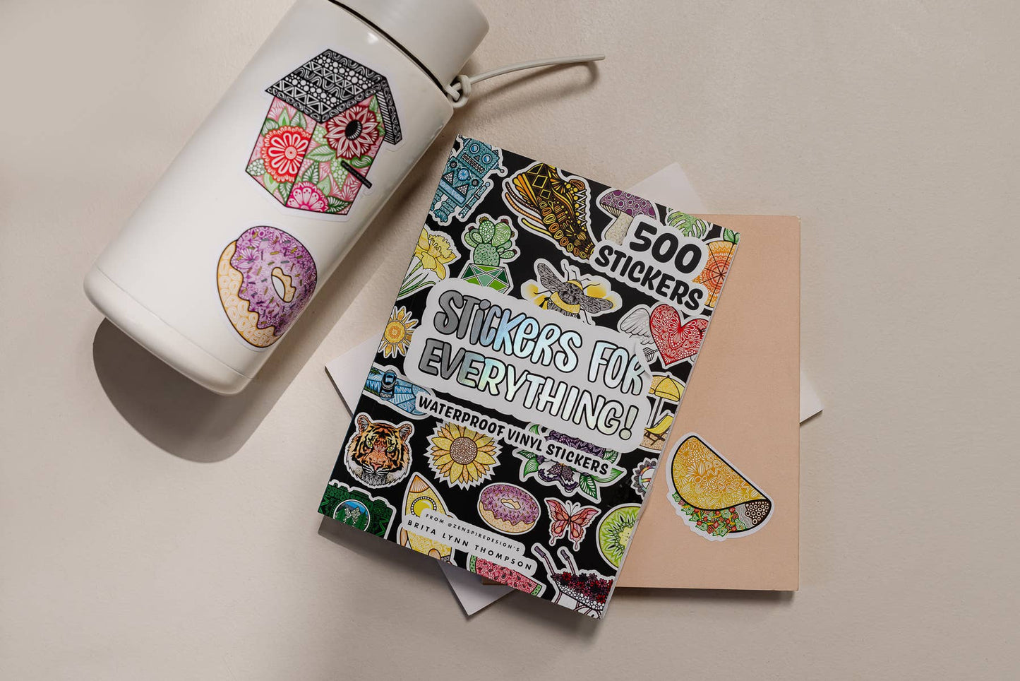 Stickers for Everything: A Book of 500 Waterproof Stickers!