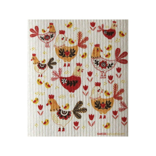 Swedish Dishcloth Chickens Roosters