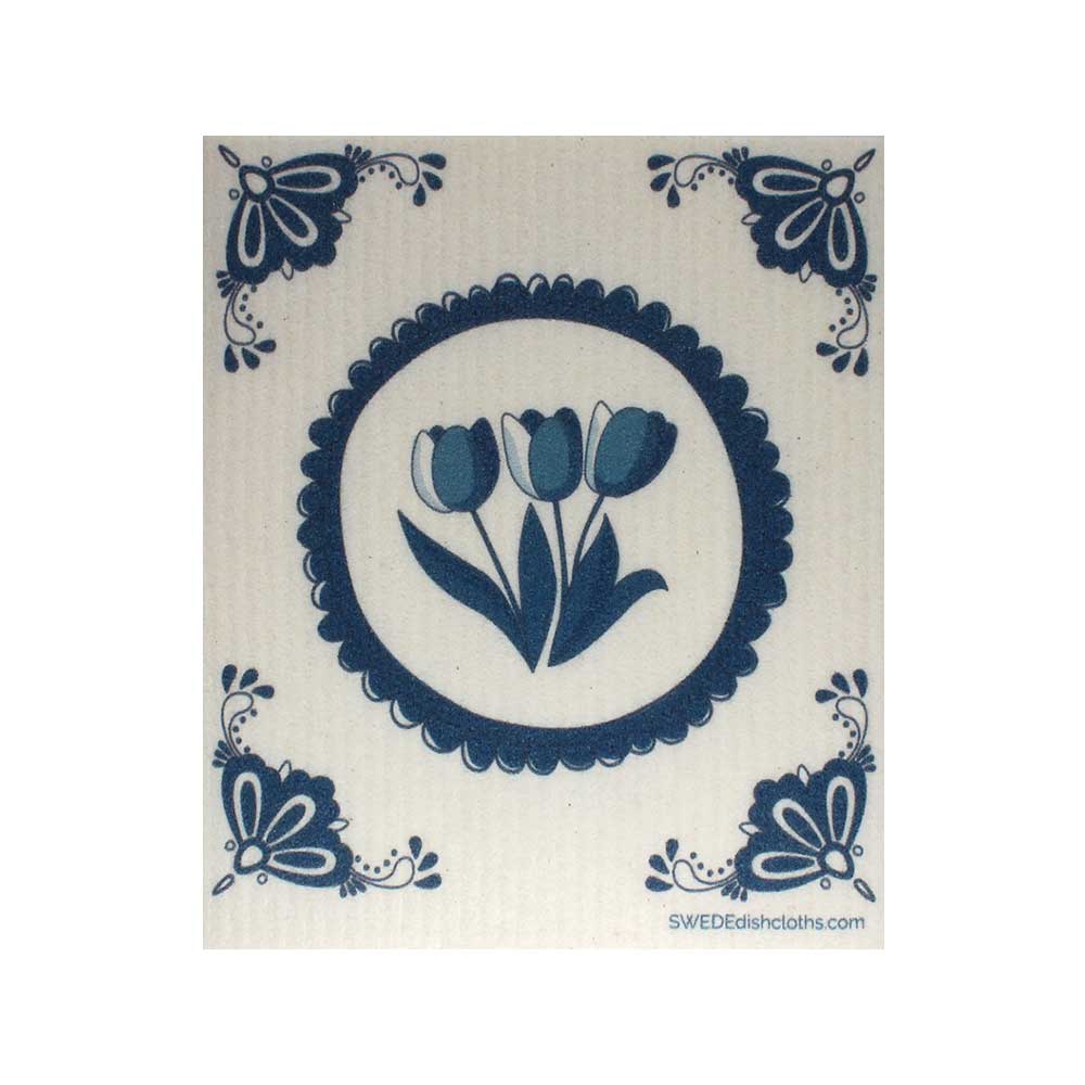 Swedish Dishcloth Dutch Tulips