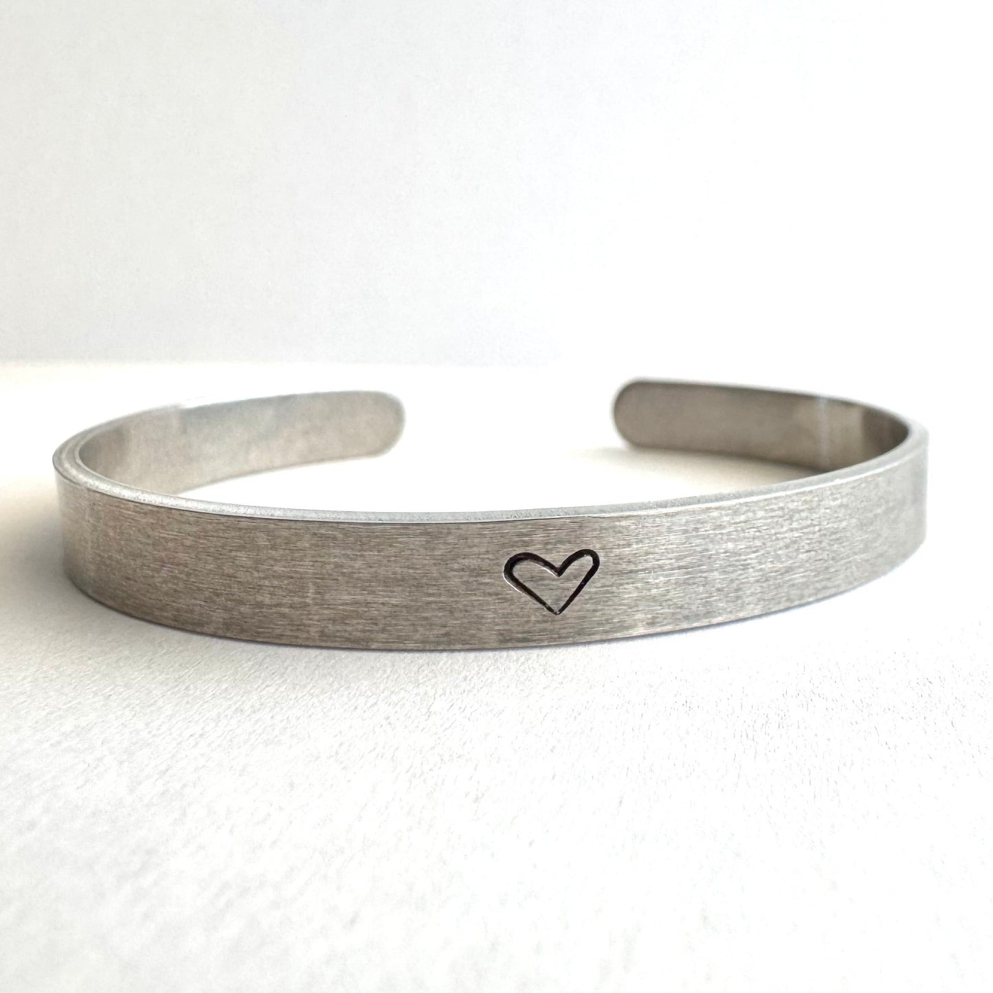 Heart cuff bracelet