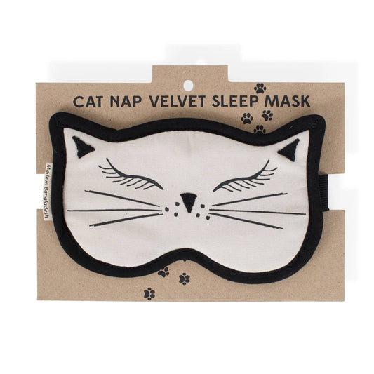 Cat Nap Velvet Sleep Mask