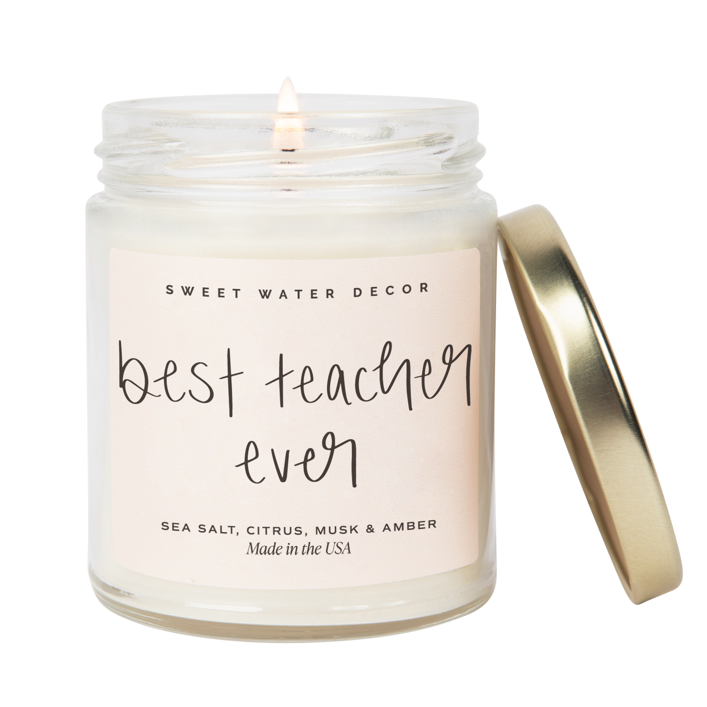 Best Teacher Ever 9 oz Soy Candle