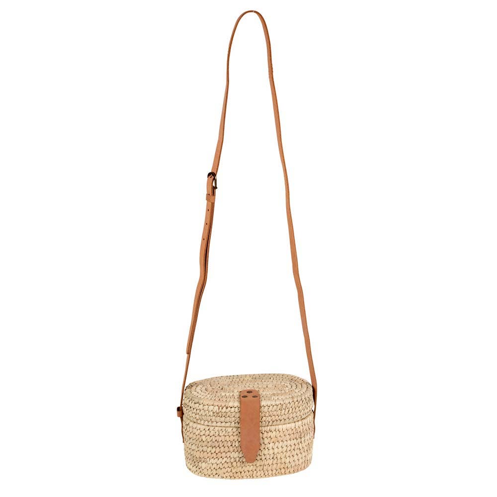 Crossbody Woven Basket Purse