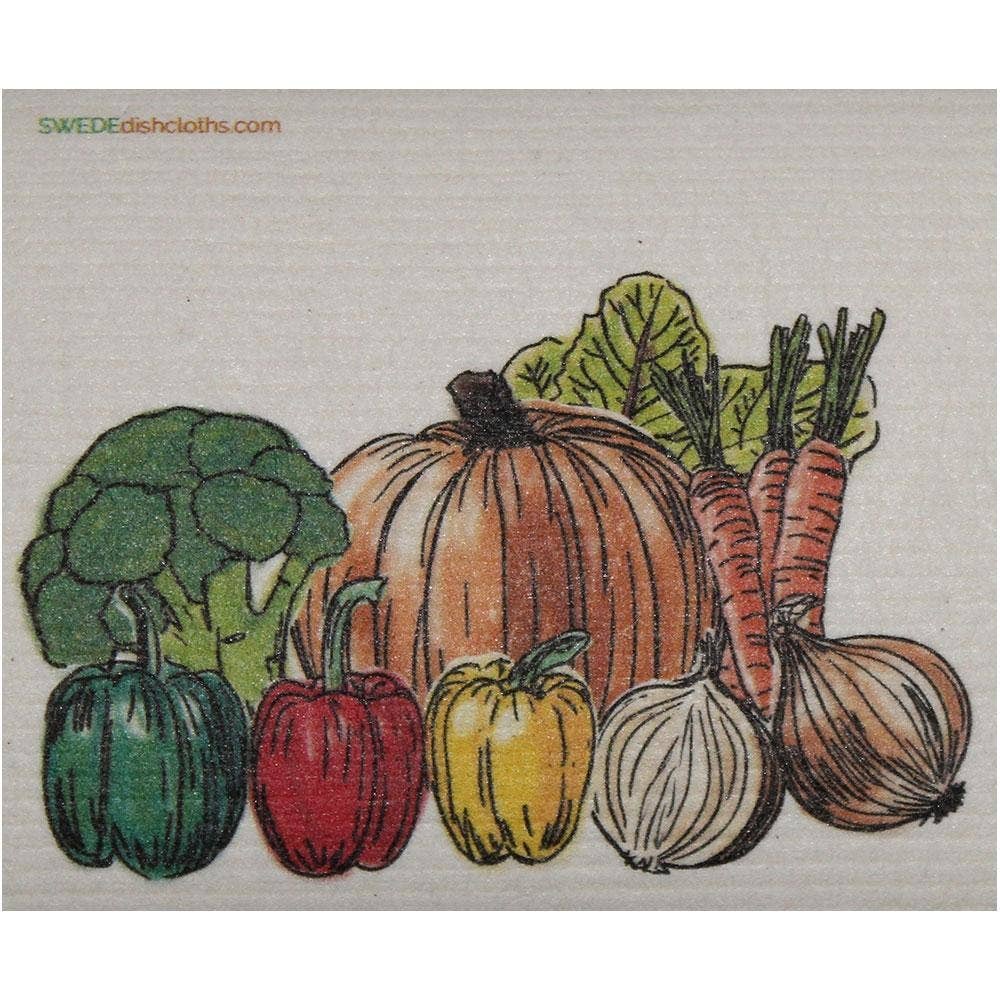 Swedish Dishcloth Fresh Vegetables