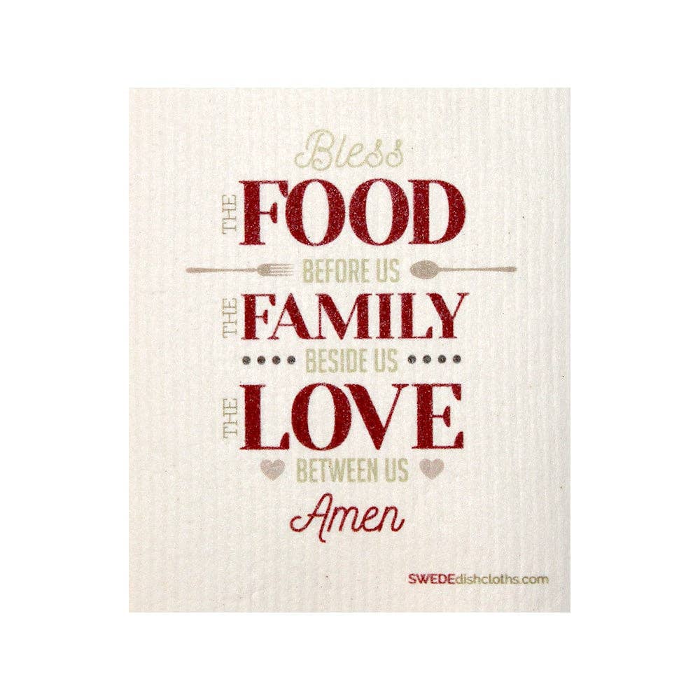 Swedish Dishcloth Food Family Love