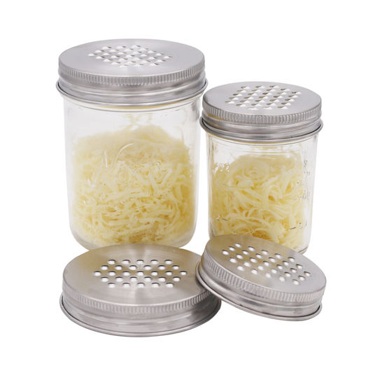 Grater / Shredder Lid for Mason Jars